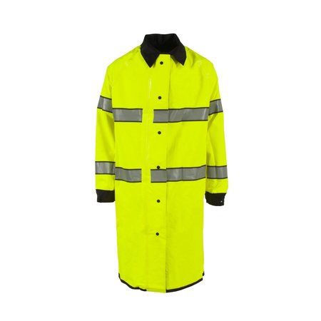 NEESE Uniforms SafeOfficr Rv RnCoat/Ref Tp-HVLim/Blk-2X UN003-33-1-LBK-2X